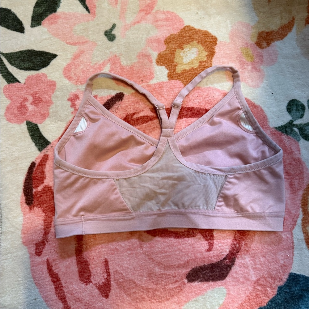 Nike Women's Light Pink Sports Bra Dri Fit size XL - Picture 2 of 5